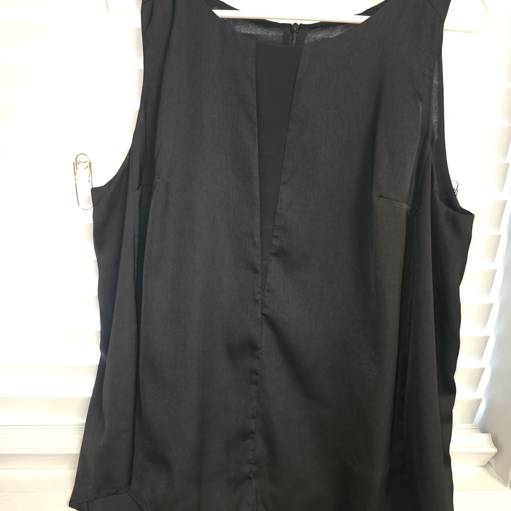 Apt. 9 Charcoal Sleeveless Notch-Neck Camisole - Picture 4 of 7